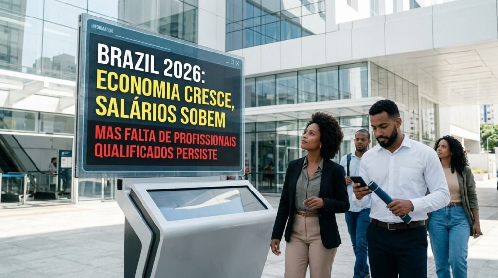 Salário médio bate recorde no Brasil em 2026, mas ainda existe uma lacuna gigante de mão de obra qualificada