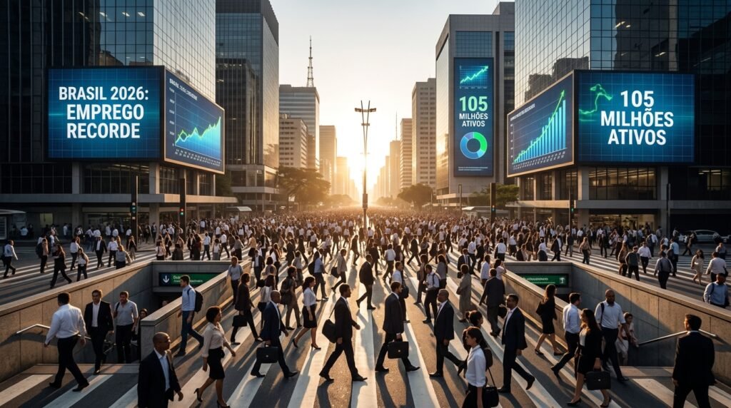 Brasil bate recorde histórico de emprego em 2026, mas 73% das empresas ainda não conseguem preencher vagas qualificadas, entenda o paradoxo